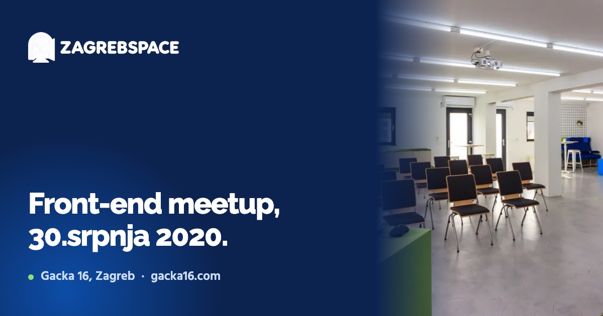 Front-end meetup, 30.srpnja 2020.